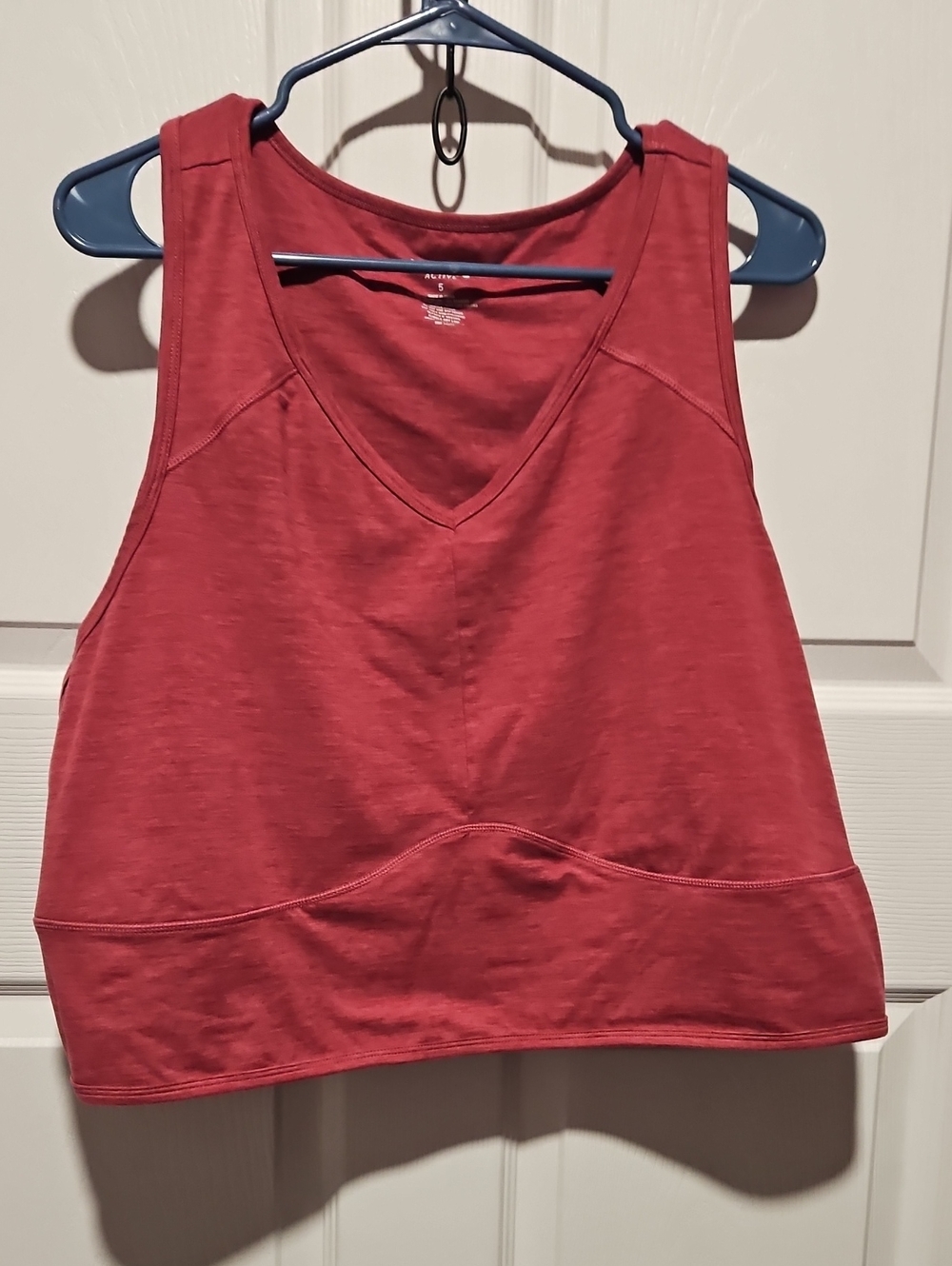 Torrid Red V-Neck Sports Bra Size 5